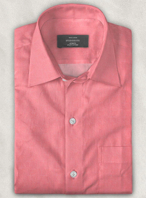Pink Luxury Twill Shirt