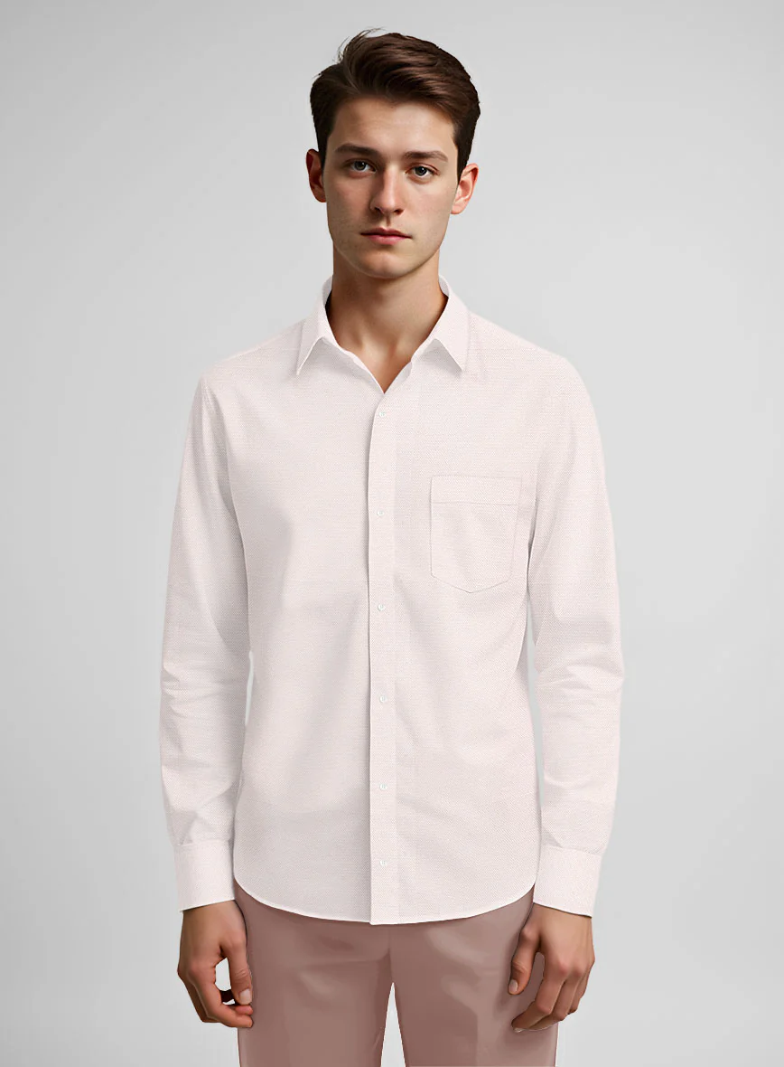 Pinkmist Oxford Cotton Lycra Shirt - Image 2