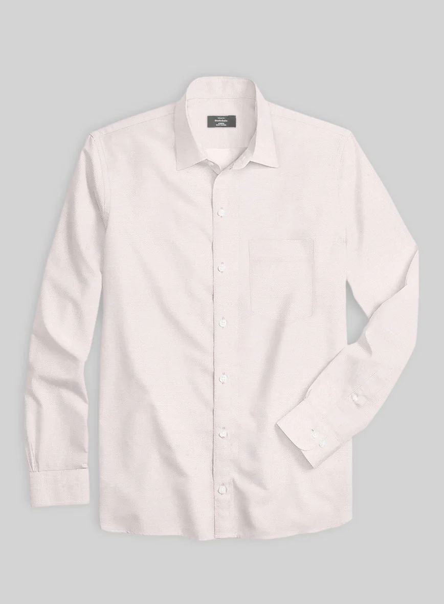 Pinkmist Oxford Cotton Lycra Shirt - Image 3