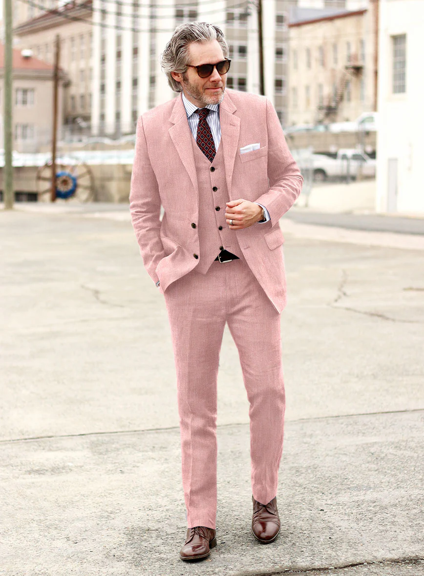 Pinkstone Linen Suit - Image 2