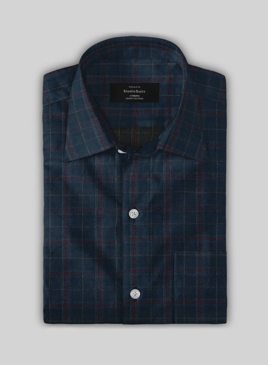 Plaid Corduroy Shirt - Image 2