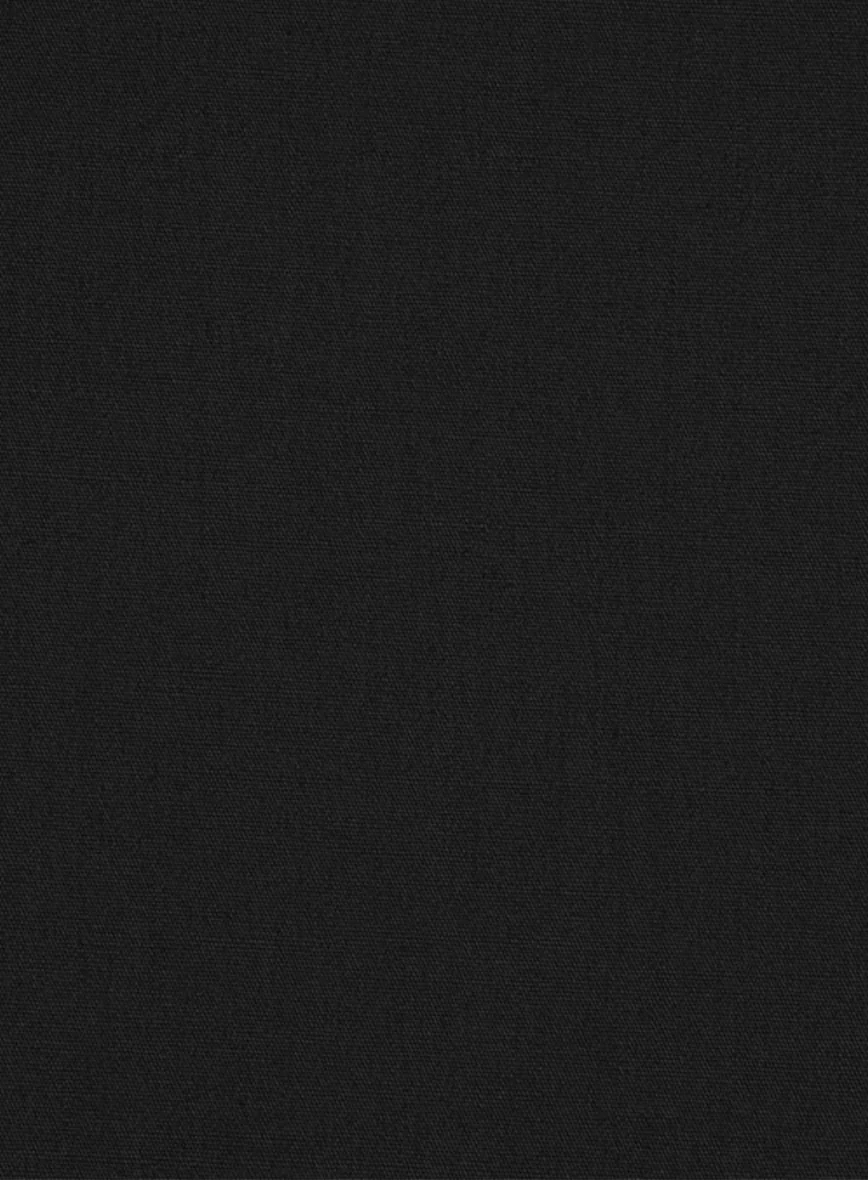 Plain Front Black Tuxedo Shirt - Image 5