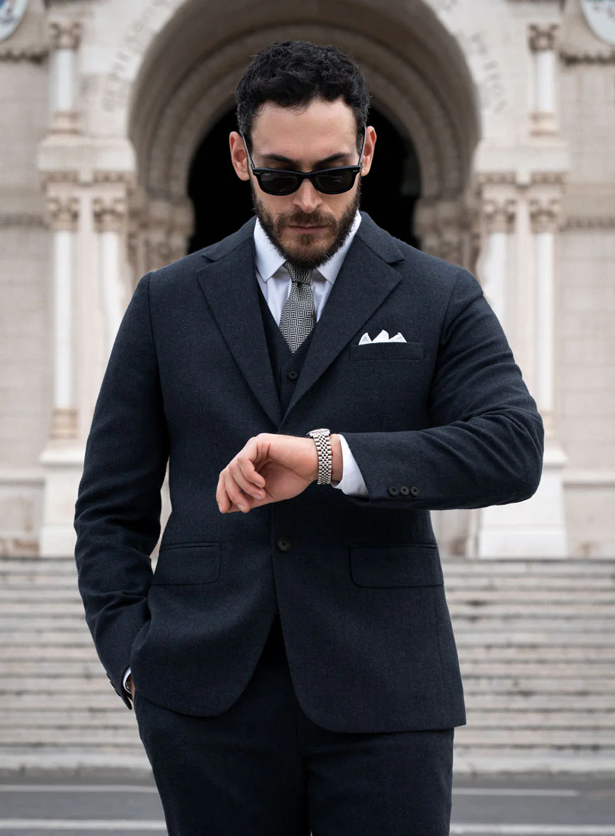 Playman Blue Denim Tweed Jacket - Image 2