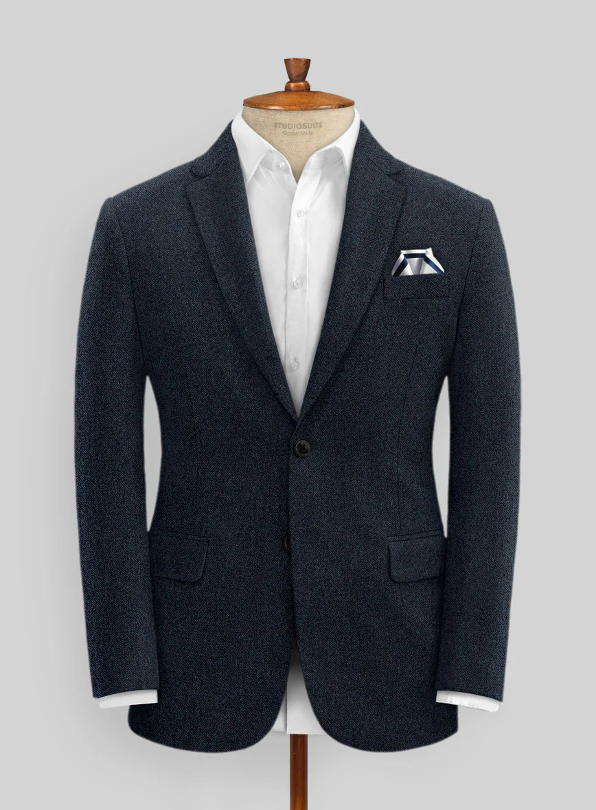Playman Blue Denim Tweed Jacket - Image 3
