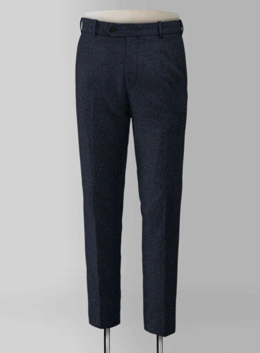 Playman Blue Denim Tweed Pants - Image 3