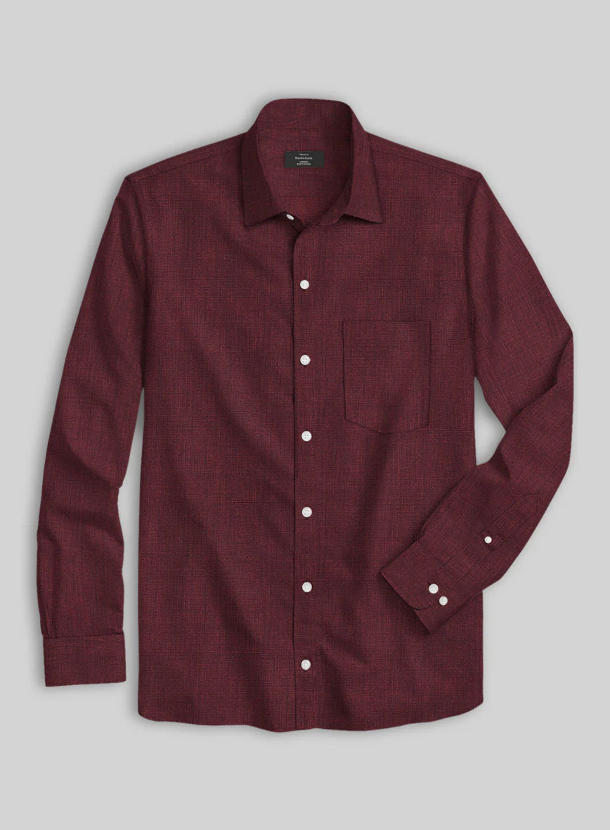 Plum Mist Cotton Shirt - Image 2