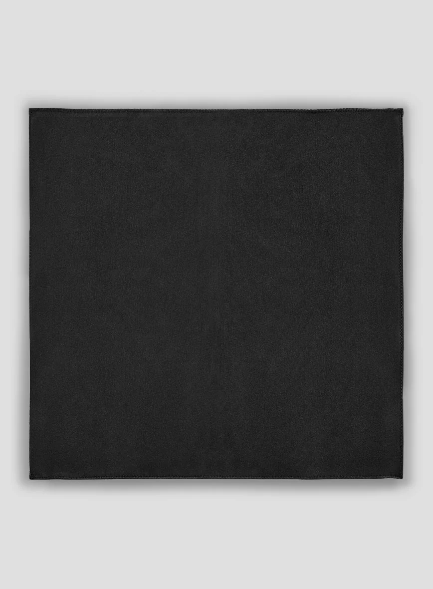 Pocket Square - Black Stretch - Image 3
