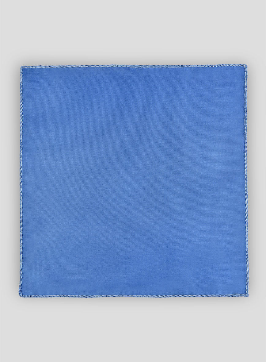 Satin Pocket Square - Electric Blue - Image 3