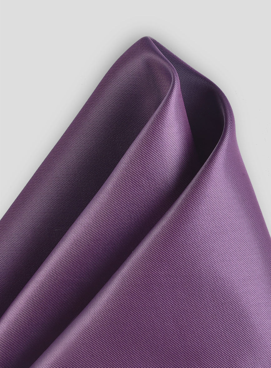 Satin Pocket Square - Purple - Image 2
