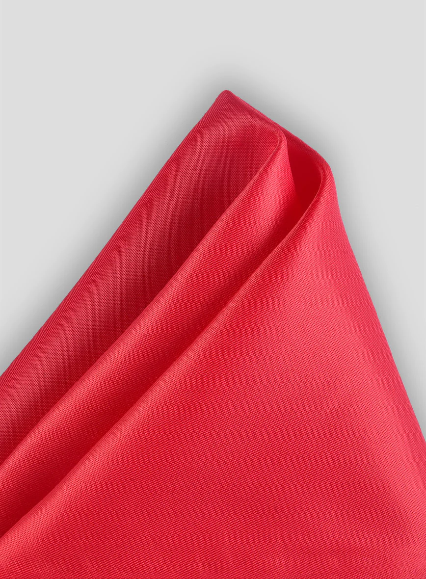 Satin Pocket Square- Red - Image 2