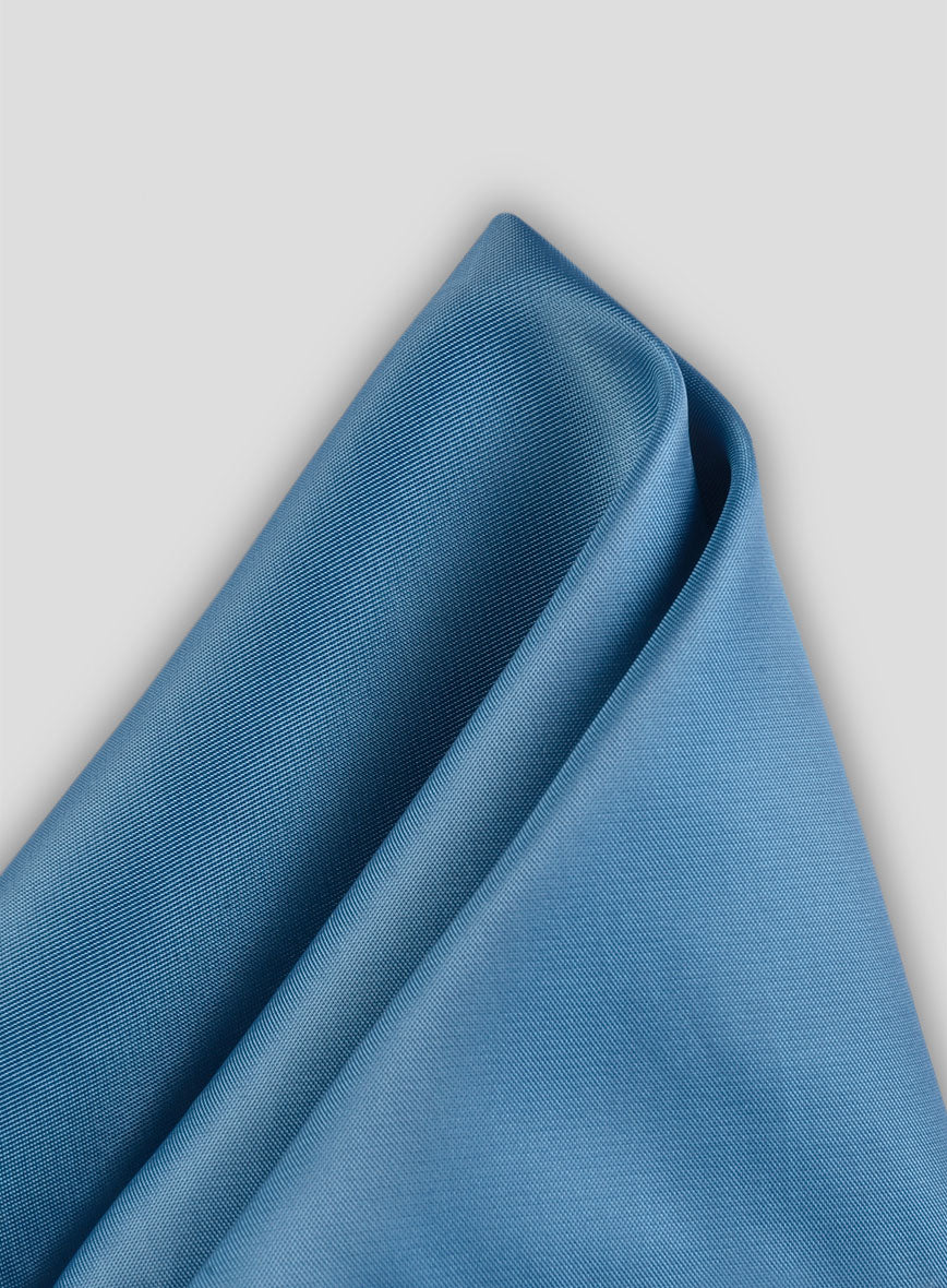 Satin Pocket Square - Turkish Blue - Image 2