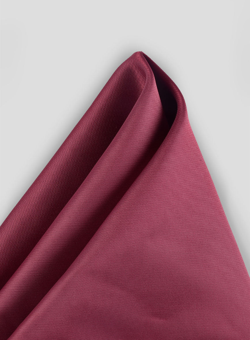 Satin Pocket Square - Wine - Image 2