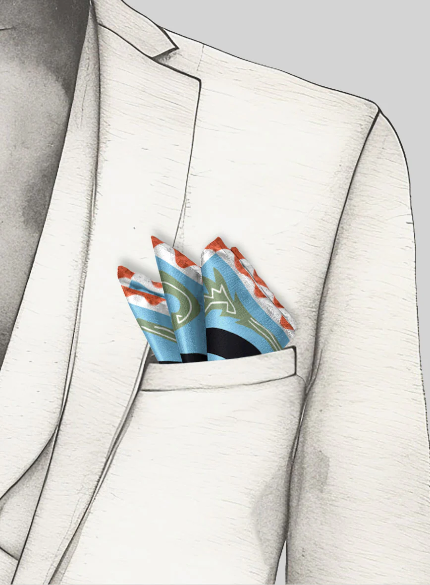 Prismare Silk Pocket Square - Image 4