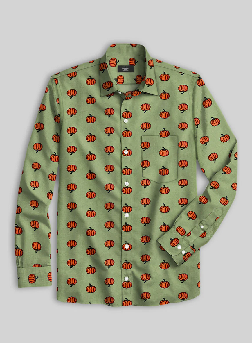 Pumpkin Cotton Shirt - Image 3