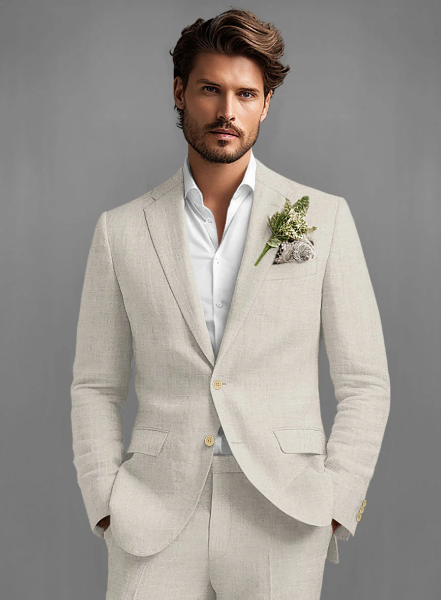 Barn Beige Linen Jacket - Image 2