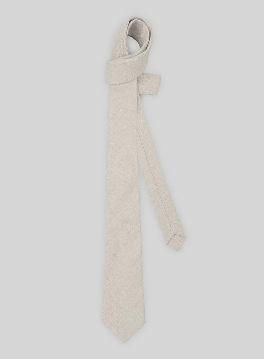Linen Tie - Barn Beige - Image 2