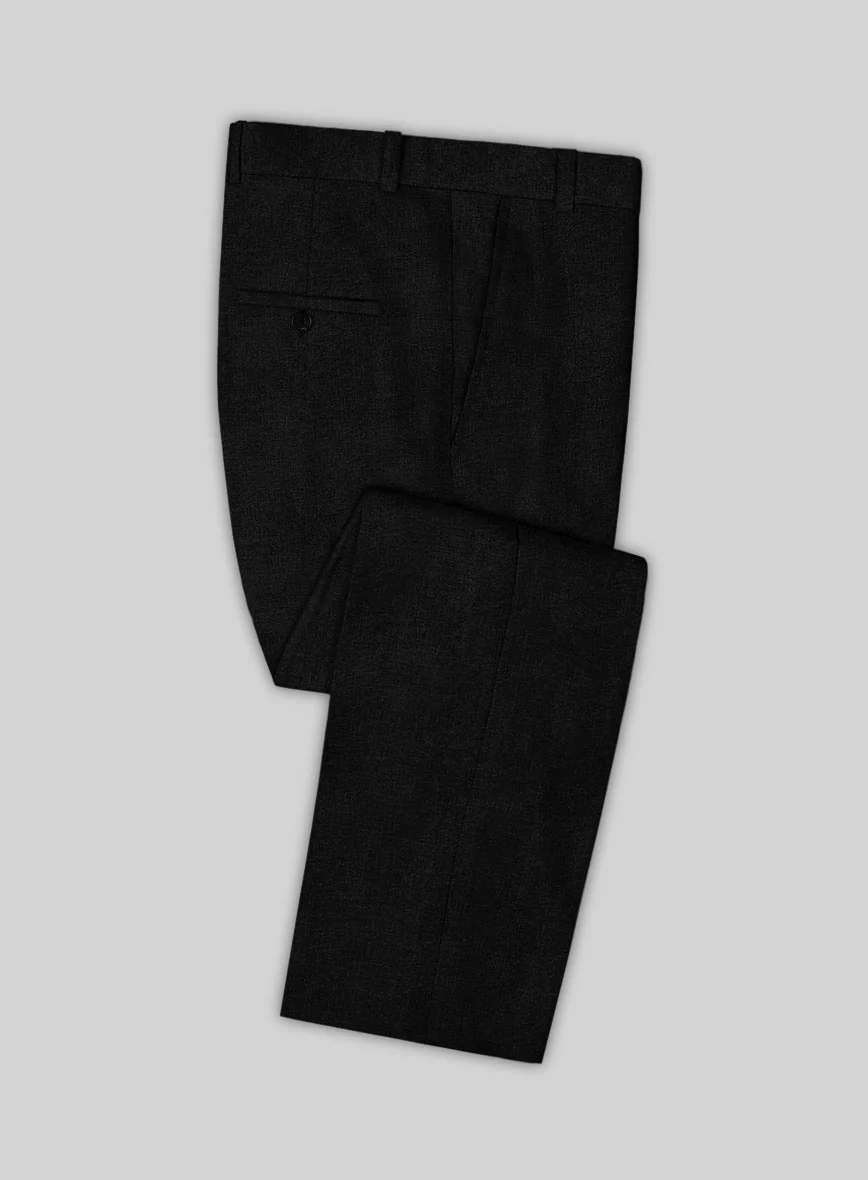 Black Linen Suit - Image 6