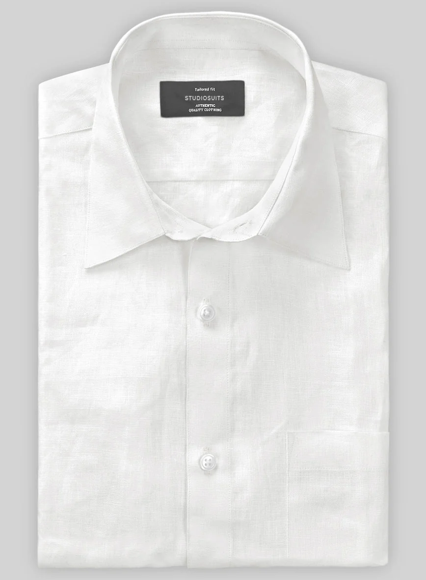 Pure Natural Linen Shirt - Image 2