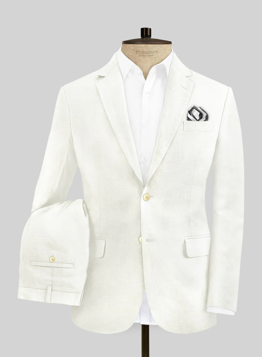 Natural Linen Suit - Image 2