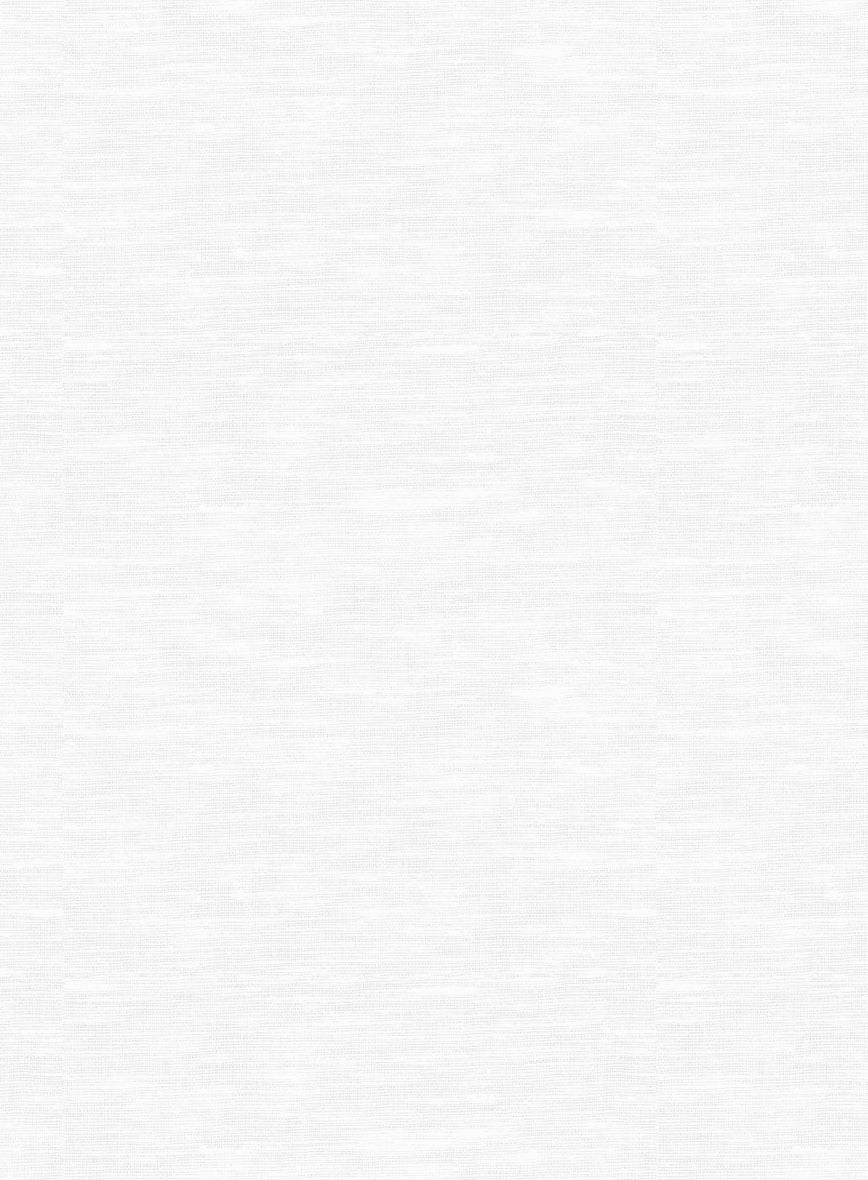 Pure White Linen Shirt - Image 6