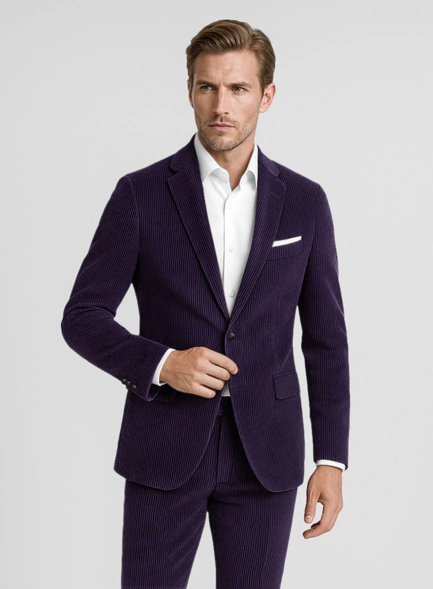 Purple Corduroy Suit - Image 4