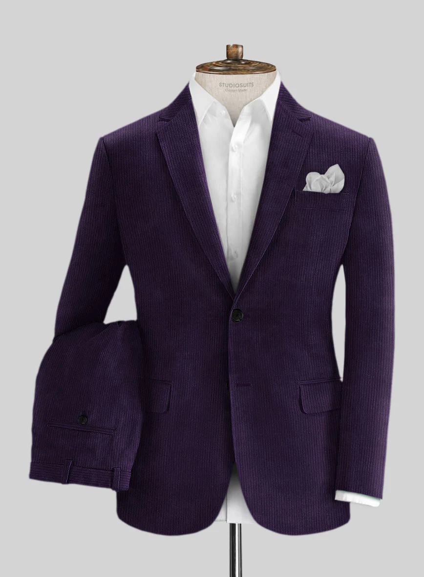 Purple Corduroy Suit - Image 2