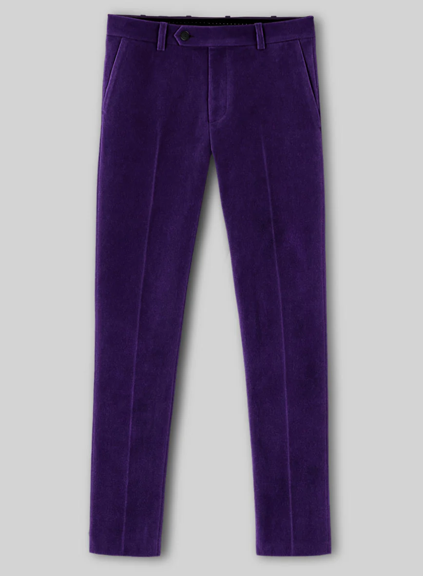 Purple Velvet Pants - Image 2