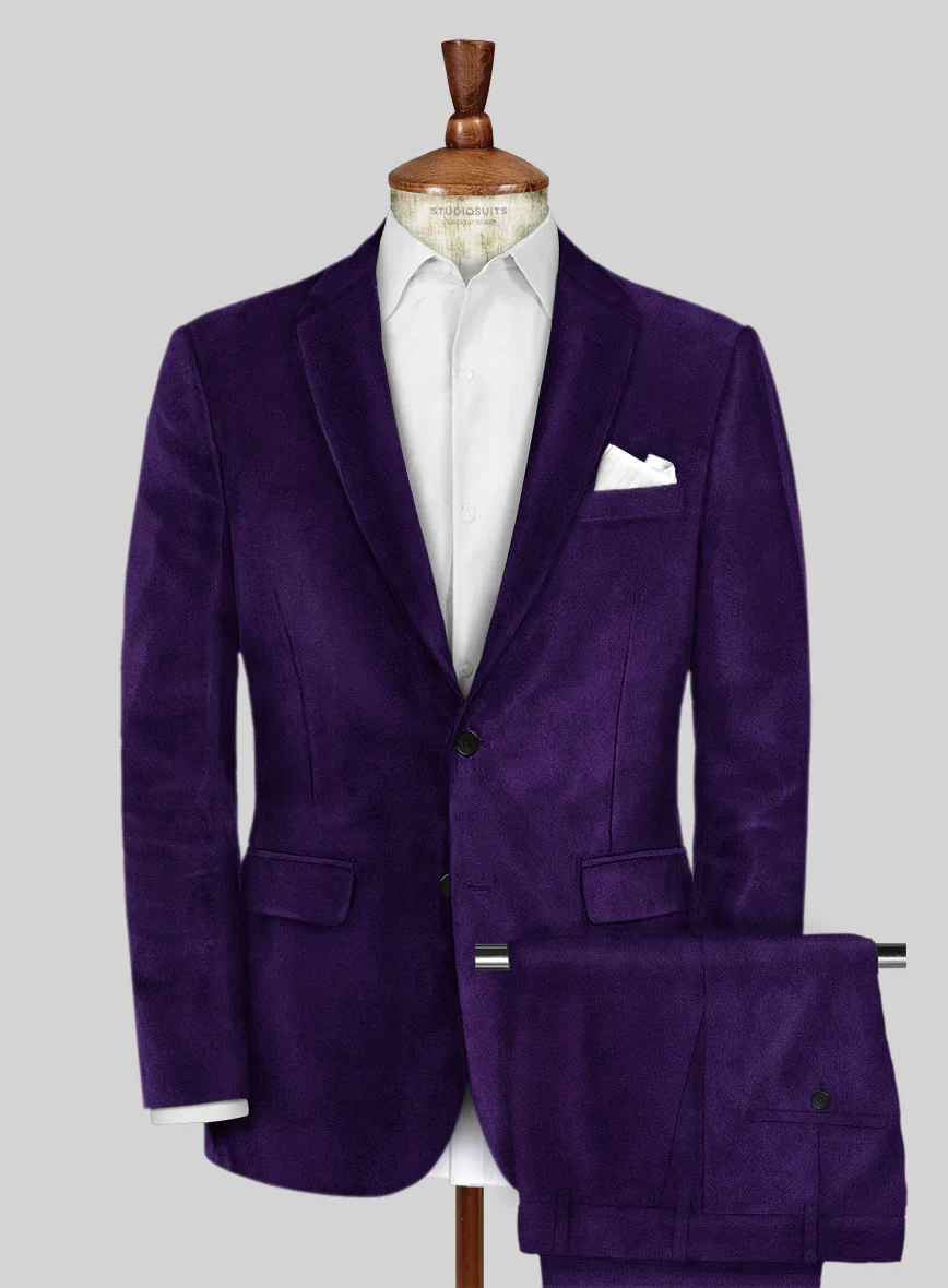 Purple Velvet Suit - Image 2