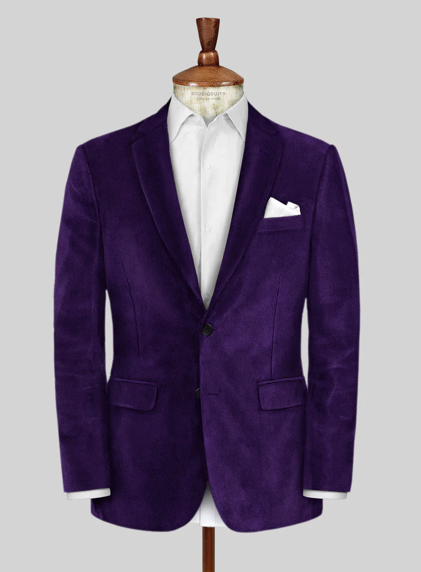 Purple Velvet Suit - Image 4