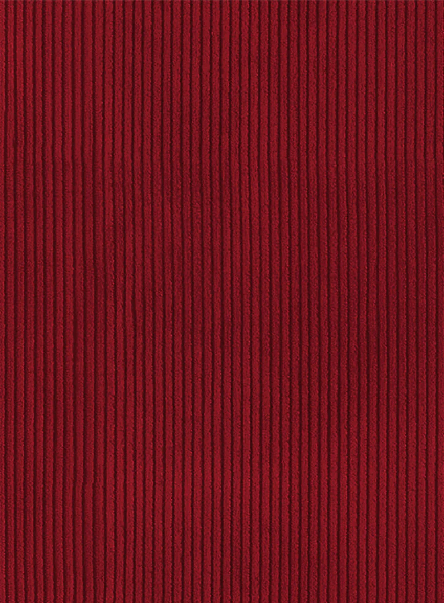 Red Corduroy 3 Piece Suit - Image 6