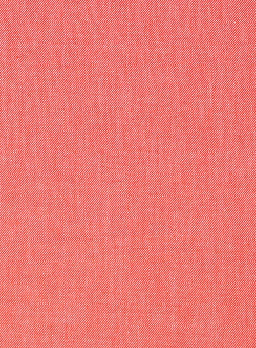 Red Luxury Twill Shirt - Image 3