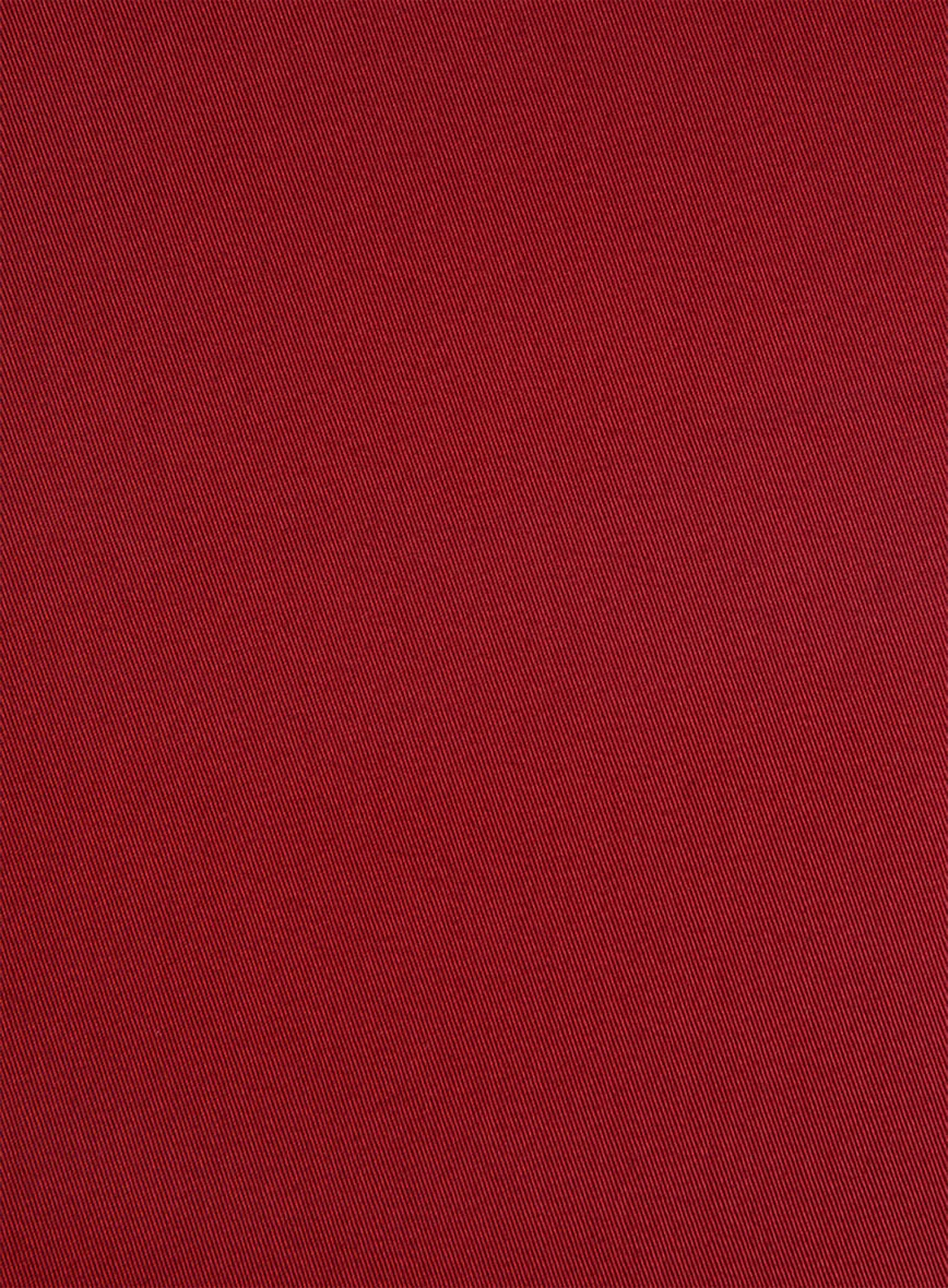 Red Napoli Stretch Light Weight Cotton Jacket - Image 3