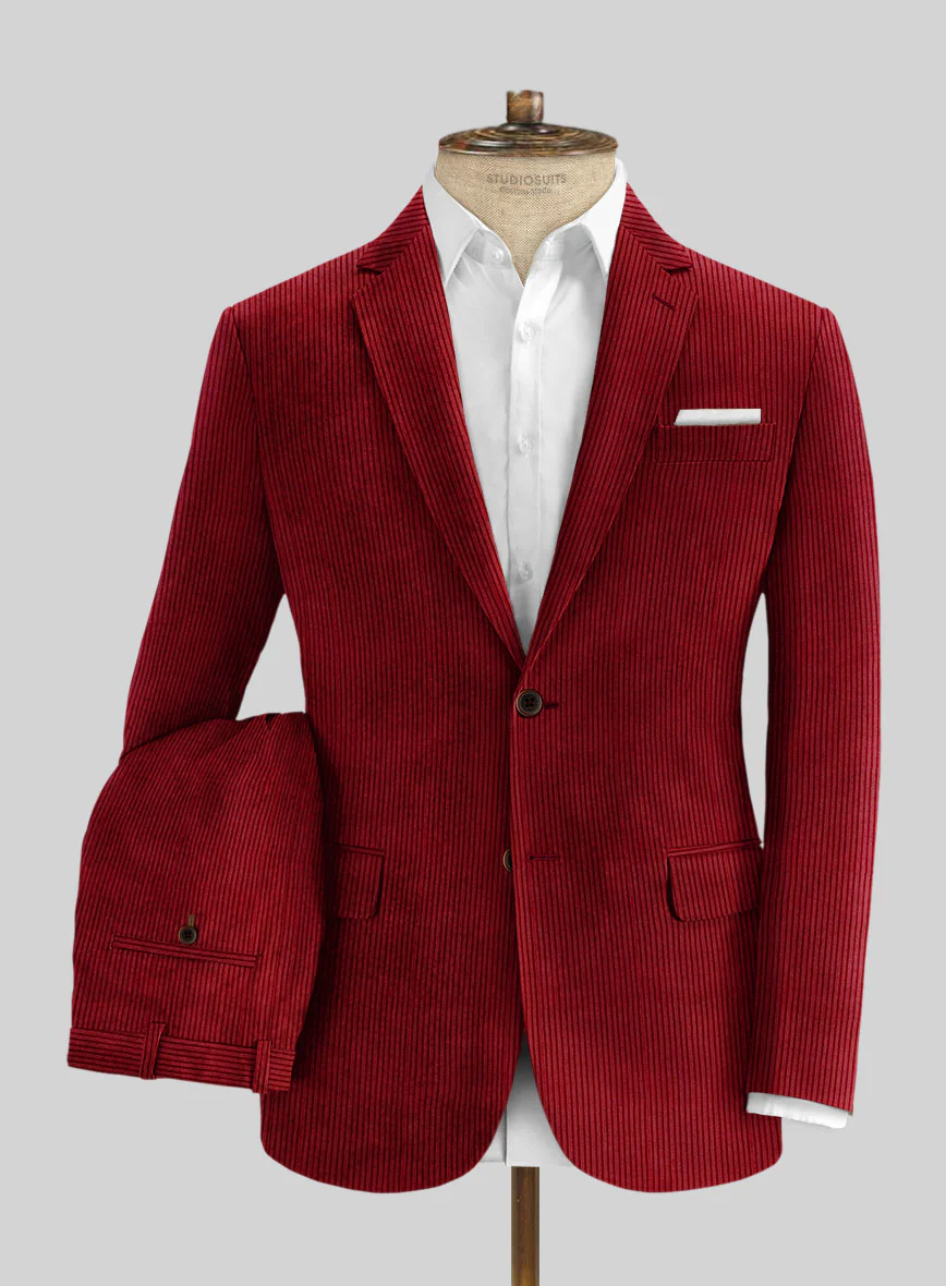 Red Corduroy Suit - Image 2