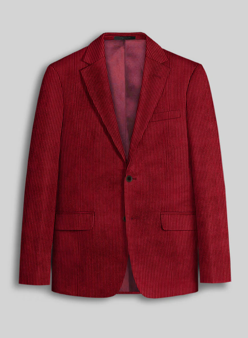 Red Corduroy Suit - Image 4