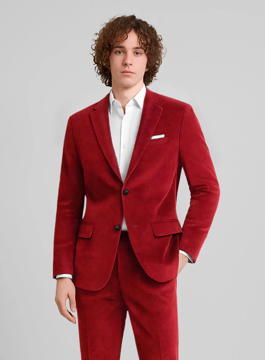 Red Velvet Jacket - Image 2