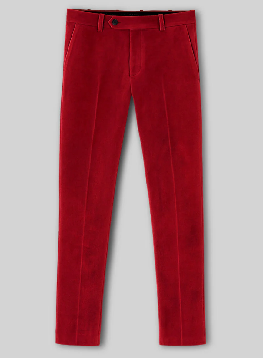 Red Velvet Pants - Image 2