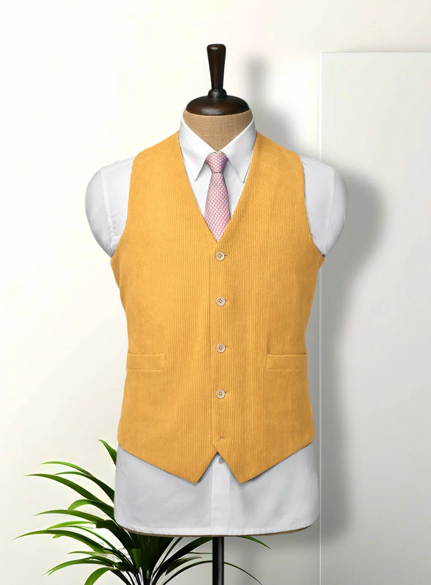 Red Yellow Corduroy Suit - Image 3