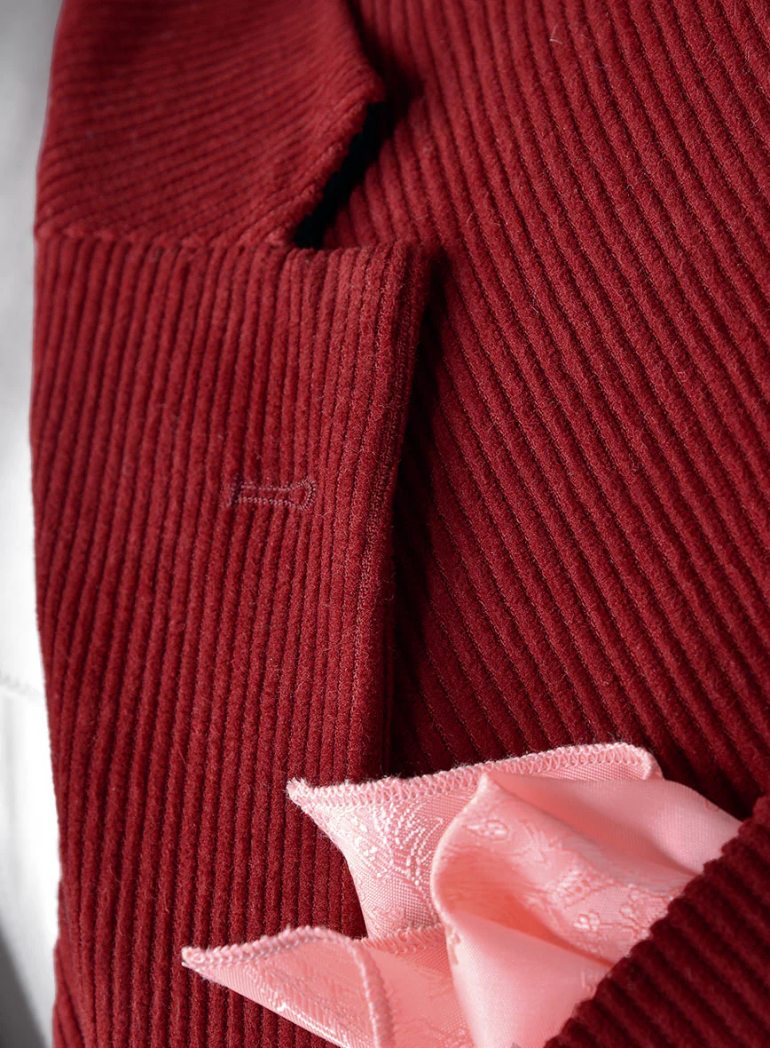 Red Yellow Corduroy Suit - Image 4