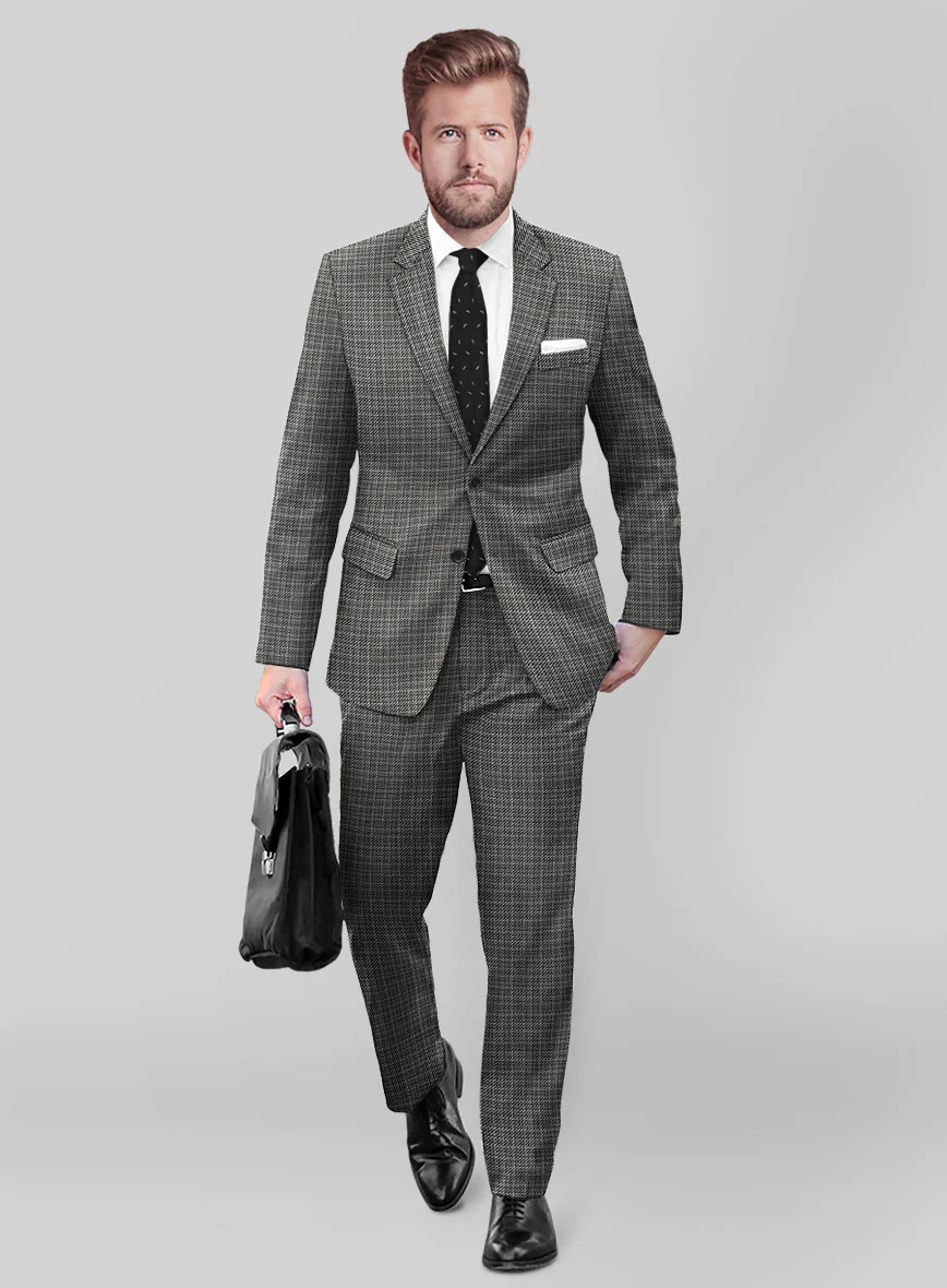 Reda Adame Checks Wool Suit - Image 2