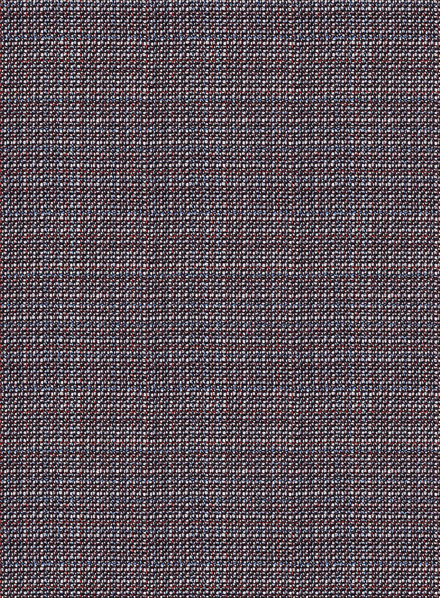 Reda Arijo Maroon Wool Jacket - Image 3
