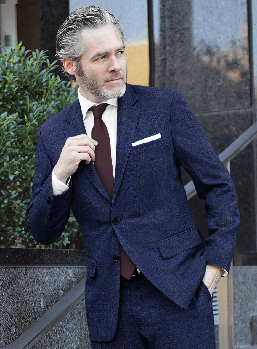 Reda Arijo Royal Blue Wool jacket - Image 2