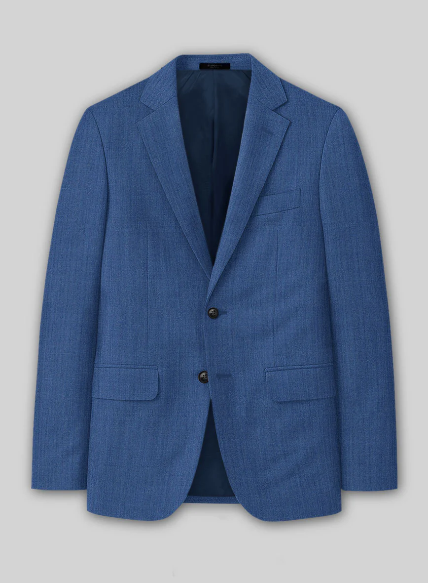Reda Artic Blue Wool Suit - Image 3