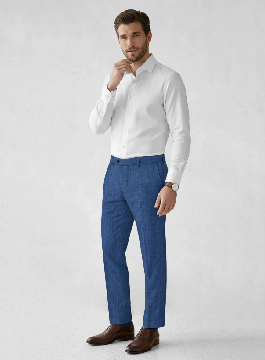Reda Artic Blue Wool Suit - Image 7