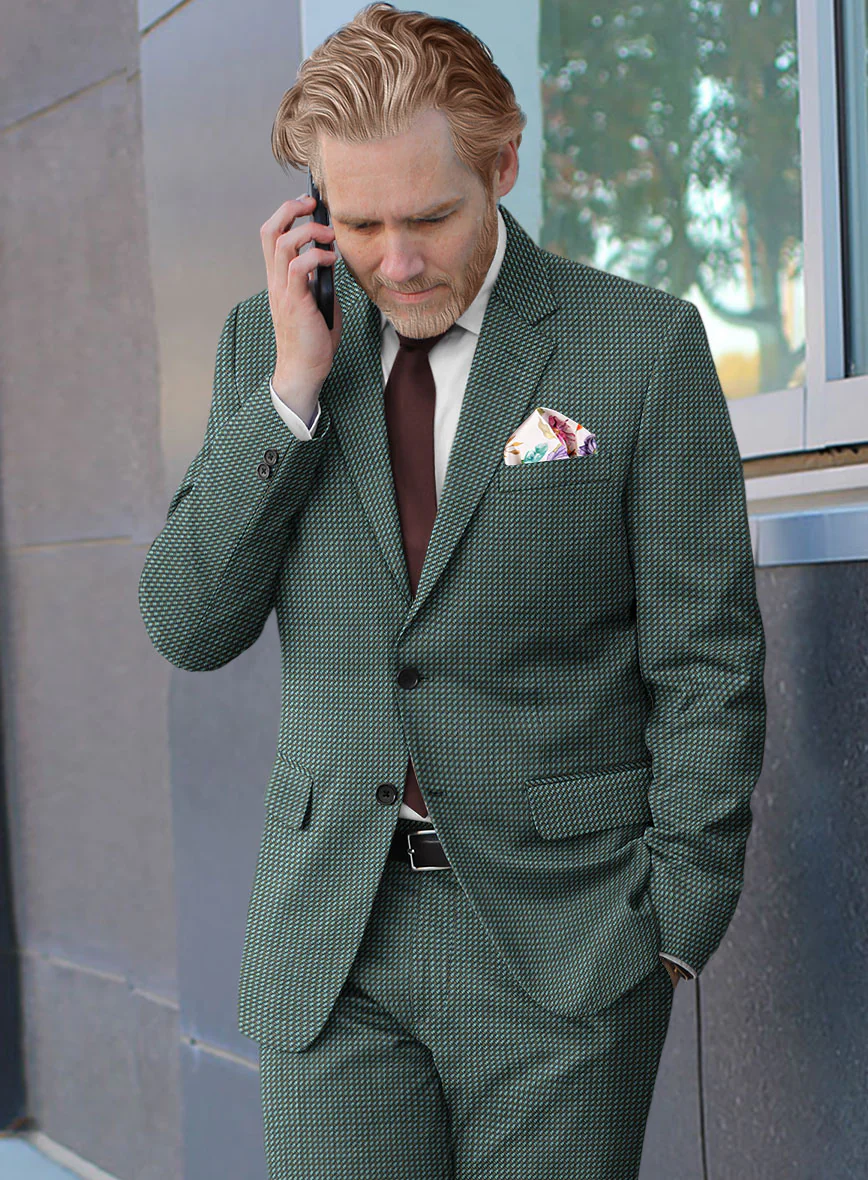Reda Avarno Green Wool Jacket - Image 2