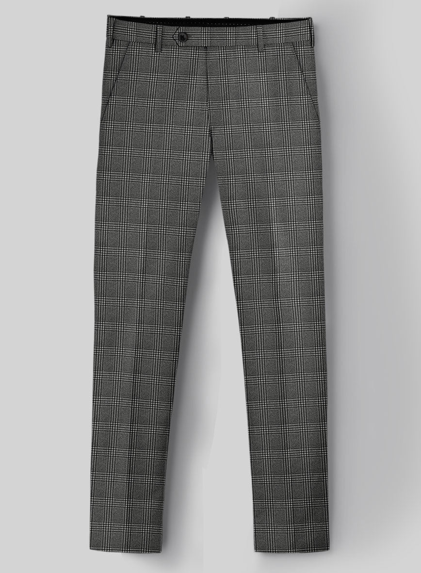 Reda Azelo Gray Checks Wool Suit - Image 5