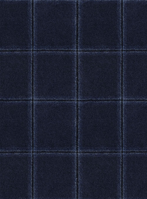 Reda Blue Checks Wool Suit - Image 2