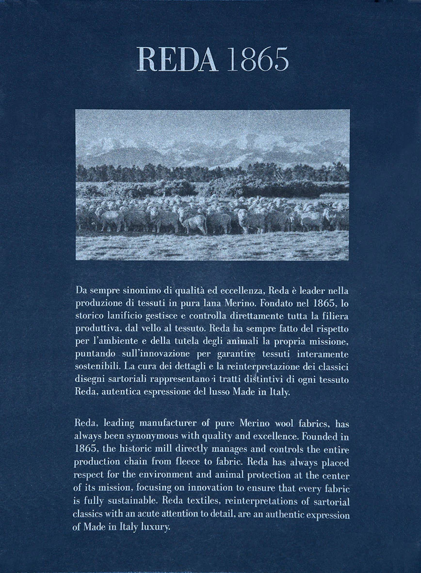 Reda Blue Checks Wool Suit - Image 7