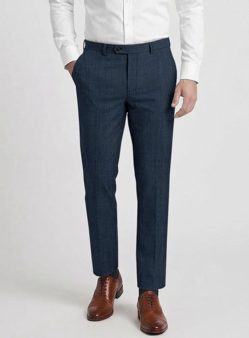 Reda Bond Blue Wool Suit - Image 6