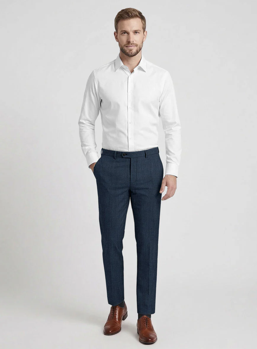 Reda Bond Blue Wool Suit - Image 7