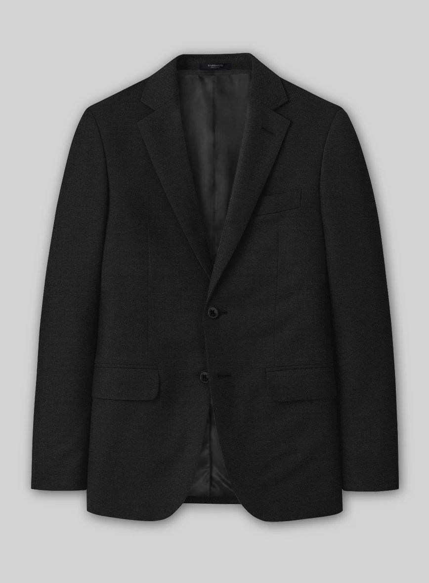 Reda Cashmere Black Wool Suit - Image 4